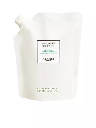 HERMÈS | Un Jardin sur le Nil, Recambio de gel de ducha para cuerpo y cabello 200 ml | 